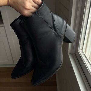 Madden Girl Black Pointed Booties